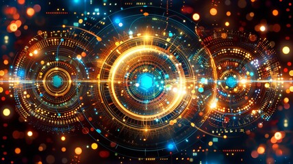 A Mesmerizing 3D Abstract Multicolor Visualization