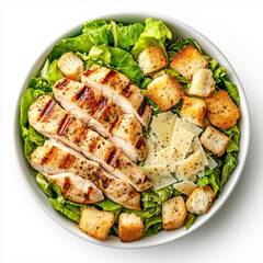 Classic Caesar Salad with Grilled Chicken