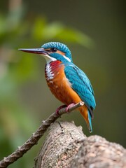 kingfisher on the branch