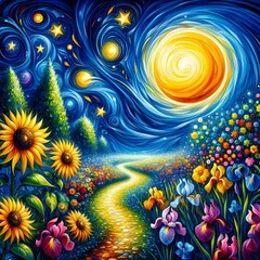abstract floral background