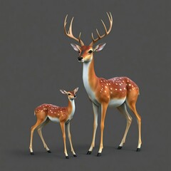 Fototapeta premium deer in the forest