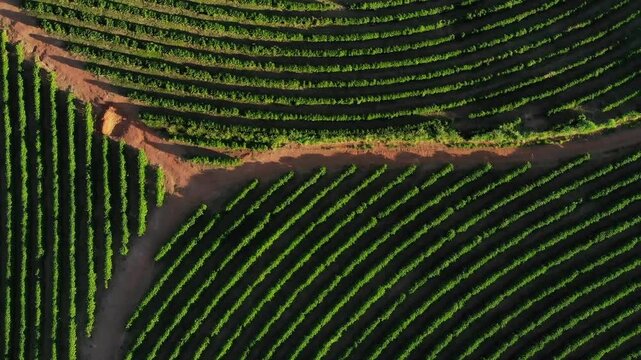 Fazenda de cultivo de caf&eacute;, Minas Gerais, Brasil