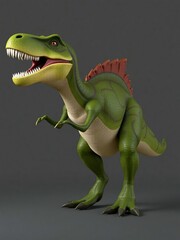 Obraz premium dinosaur on white background