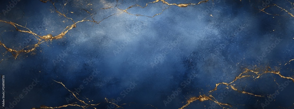 Canvas Prints A sophisticated stone wall design with golden veins, embodying modern elegance