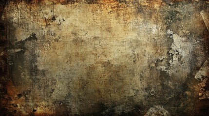 Obraz premium Distressed grunge background featuring varied textures and earthy tones