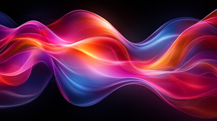 An abstract digital artwork featuring flowing geometric shapes, dynamic lines, and contrasting shades against a black background, symbolizing modernity, transformation, and complexity.

