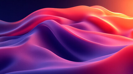 Fototapeta premium An abstract digital artwork featuring flowing geometric shapes, dynamic lines, and contrasting shades against a black background, symbolizing modernity, transformation, and complexity.