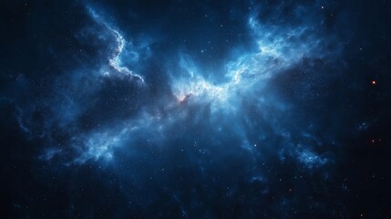Exploring celestial wonders outer space digital art cosmic environment wide view astrophysics concepts