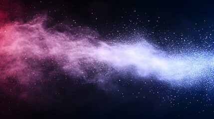 Obraz premium Pink blue smoke trail abstract background