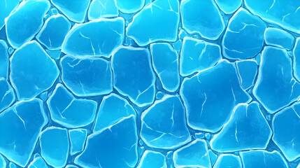 Blue ice stone texture background for game design
