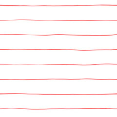 Pink striped pattern, girly stripe seamless background, cute pastel wavy lines. Vector stripes, baby hand draw doodle lines backdrop