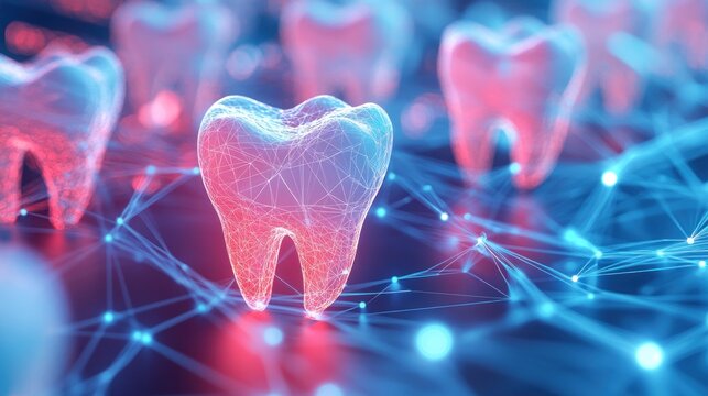 Networked Teeth, Digital Dentistry, Technology Background, Oral Care