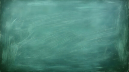Green chalkboard texture background for education