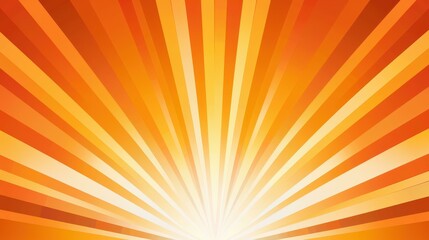 Obraz premium Bright sunburst lines radiate from a vibrant sunrise, creating a warm and inviting vector design.