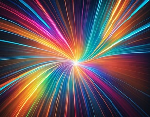 Obraz premium Dynamic Colorful Glow Abstract Background with Energetic Light Effects and Vibrant Designs