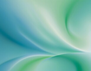 Serene Soft Blue and Green Pastel Abstract