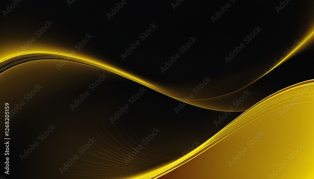Wall mural vibrant abstract wave background with gradient texture
