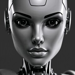 Beautiful Female AI Robot