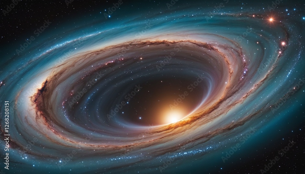 Wall mural cosmic symphony: a vibrant supernova and nebula canvas