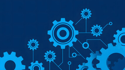 Gears and cogs illustrate mechanical teamwork in industrial machinery