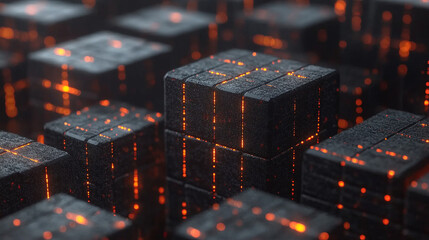 Abstract visualization of wireless data transmission and high speed internet A dynamic data stream flows through a futuristic digital network Symbolizing big data cybersecurity and neural networks