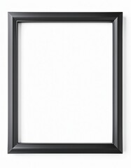 Black Rectangular Photo Frame Template