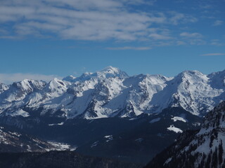 Chaine du mont blanc