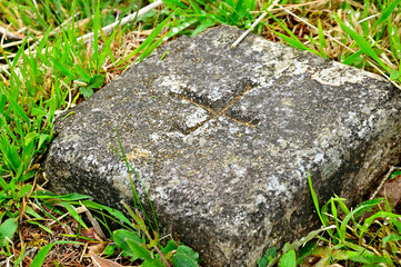 丹沢の袖平山山頂　三等三角点（青根村３）
