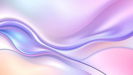 Naklejka premium pastelcolored background with wavy lines, creating mesmerizing effect, colors blend together to create soft and dreamy atmosphere