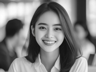 Fototapeta premium Smiling businesswoman