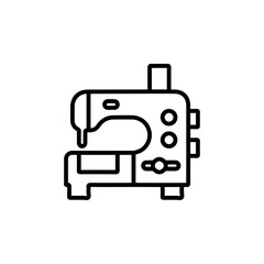 Obraz premium sewing machine icon Simple thin line stroke vector