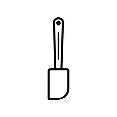 spatula icon Simple thin line stroke vector