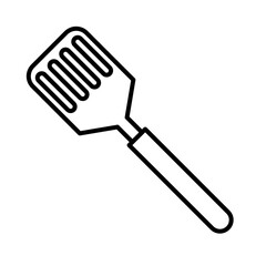 spatula icon Simple thin line stroke vector
