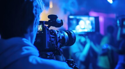 Behind the Scenes: Filming a Nighttime Event