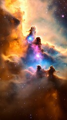Fototapeta premium Cosmic Nebula Stellar Cloudscape (1)