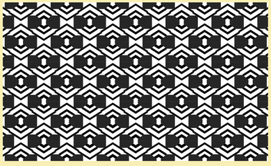 Abstract hand drawn geometric simple minimalistic seamless pattern	