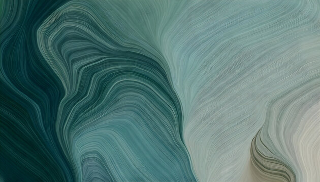 unobtrusive colorful modern curvy waves background illustration with dark slate gray, ash gray and dark gray color