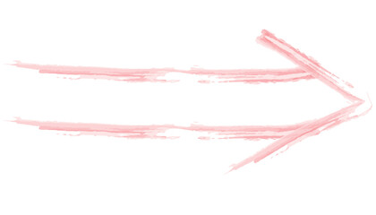 赤色の二本矢印の水彩イラスト5