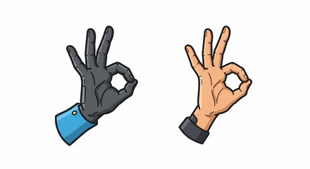 Obraz premium Ok Sign Icon Set - Clean, Modern Approval Icons for UI/UX, Web, and Mobile Design - Versatile Vector Graphics for Digital Projects