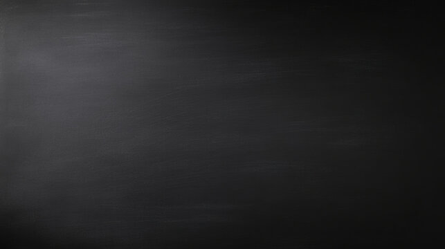 Simple black chalkboard background with smooth texture, ideal for writing or drawing. Perfect for educational or creative purposes