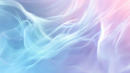 Abstract mist effect: calming pastels of light blue and lilac. Silken Mist Spirits. Illustration
