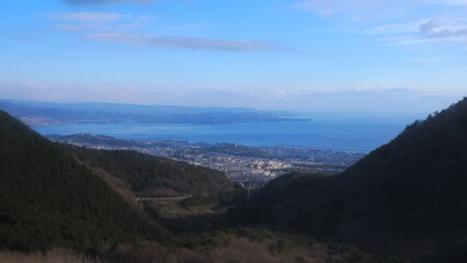 Fototapeta premium 別府ロープウェイからの別府湾1