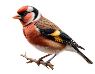 Fototapeta premium Golden Charm: European Goldfinch Collection