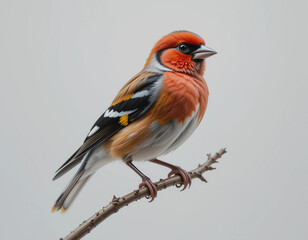 Fototapeta premium Golden Charm: European Goldfinch Collection