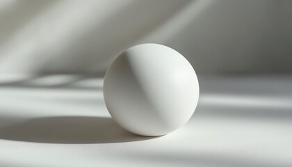 White stress ball, realistic topside mockup, subtle creases, soft surface texture, clean lighting, ultraHD render, premium presentation