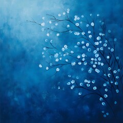 blue background, generation AI 