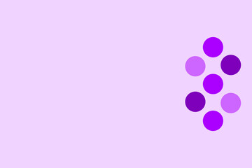 Design Background Template Purple Circle Vector