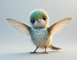 Obraz premium Tiny Wonder: Hummingbird Collection