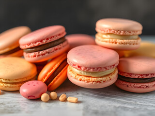 Obraz premium Macarons assorts