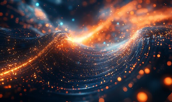 A visually stunning image illustrating the concept of quantum computing.